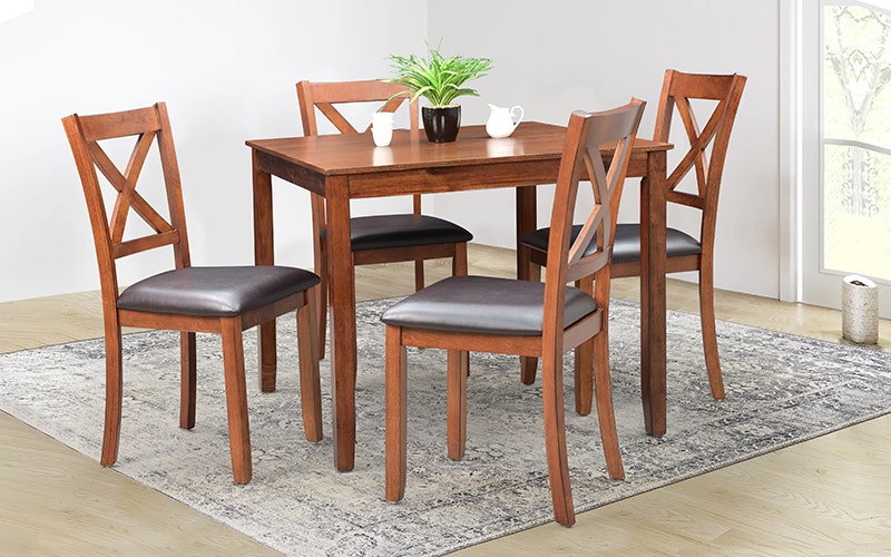 Massy 4-Person Dining Set - Ray Living Concepts