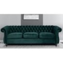 Peru Velvet 3 Seater Sofa