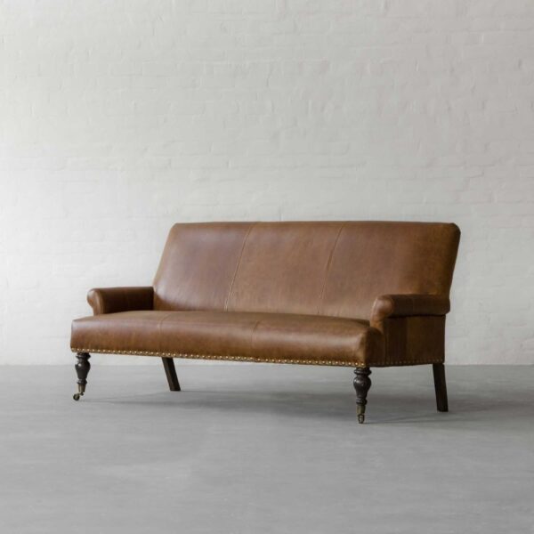 Chestnut Leather Sofa