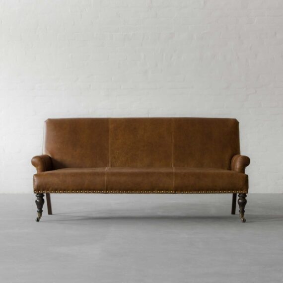 Chestnut Leather Sofa