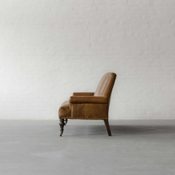 Chestnut Leather Sofa