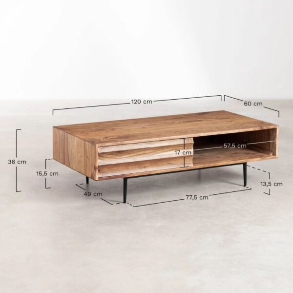 Alice Wood Coffee Table