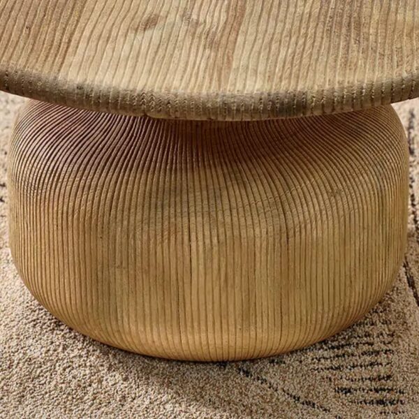 Vihana 1 Grooved Wood Coffee Table