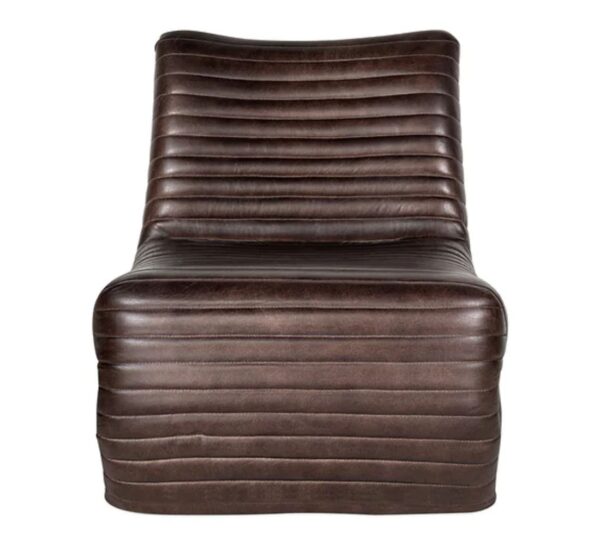 Nevia Ribbed Leather Chair