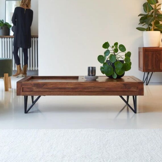 Sara Solid Sheesham Coffee Table