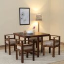 Infotech Sheesham Wood 4 Seater Dining Set