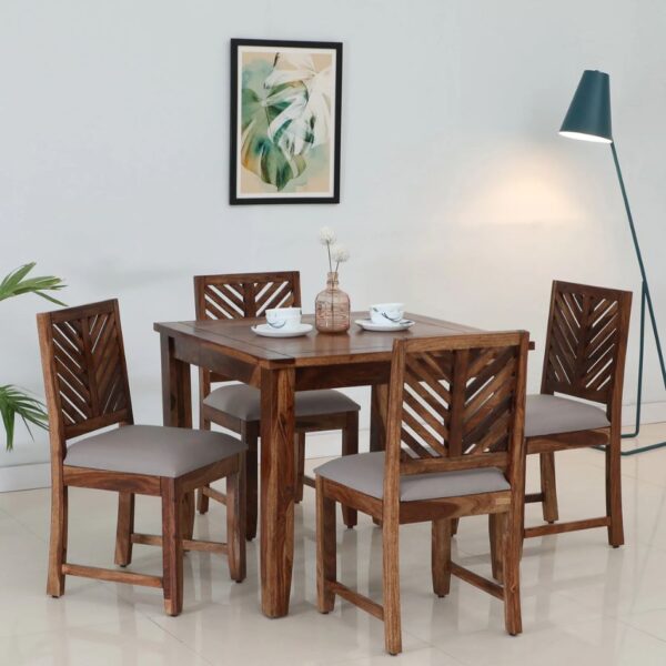 Toyota Sheesham Wood 4 Seater Dining Set