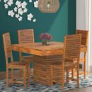 Yard Stick Sheesham Wood 4 Seater Dining Set