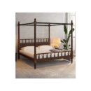 Drusillya Sheesham Wood Queen Size Poster Bed