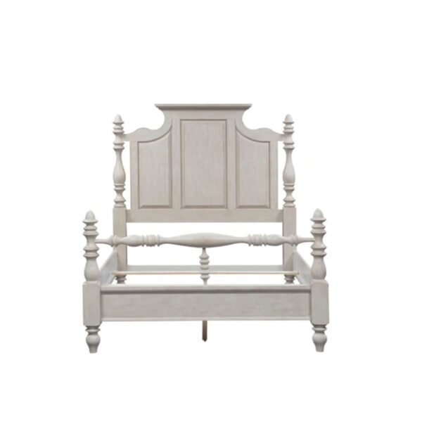 Libra Furniture High Country - Queen Poster Bed - White