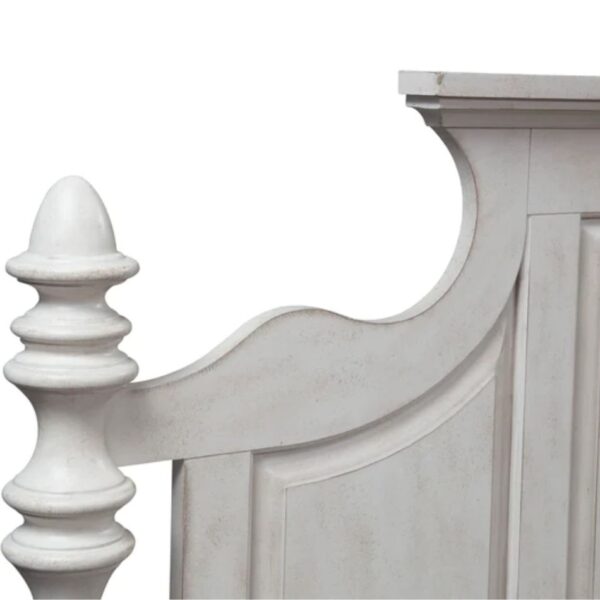 Libra Furniture High Country - Queen Poster Bed - White