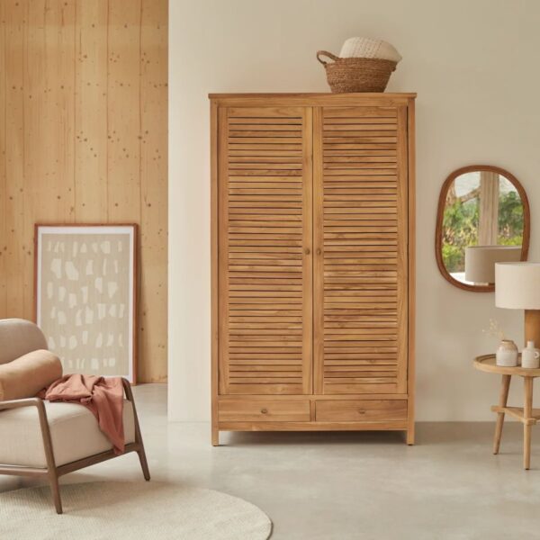 Sudoko Solid teak Wardrobe