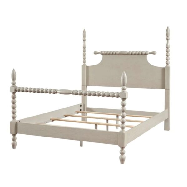 Basket Traditional King Bed In Natural Finish