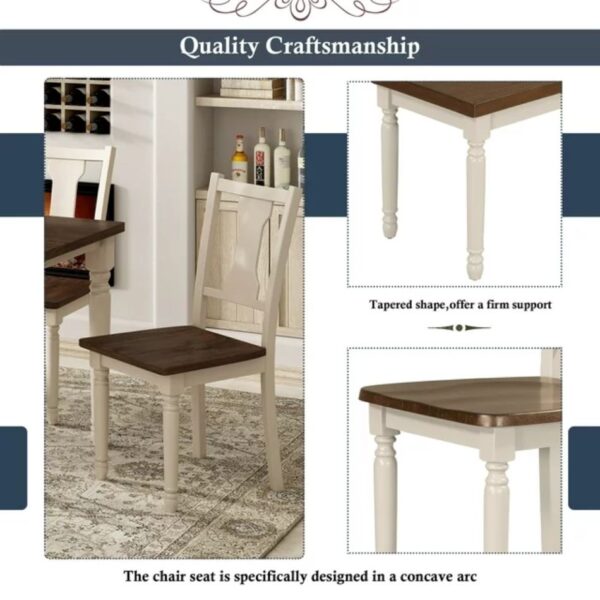 Hidege Farmhouse Dining Table Set