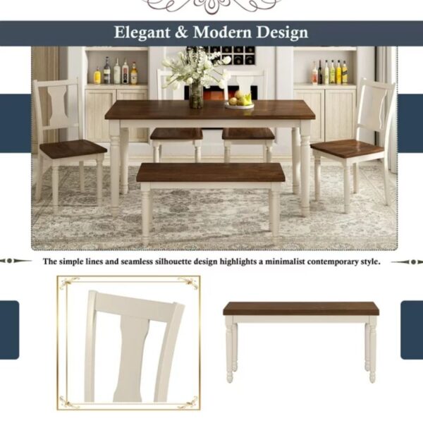 Hidege Farmhouse Dining Table Set