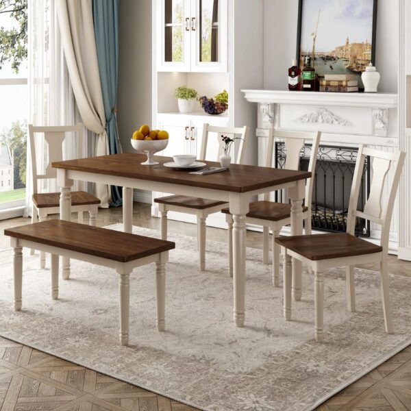 Hidege Farmhouse Dining Table Set