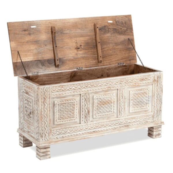 Kelvin Big Wooden Storage Trunk