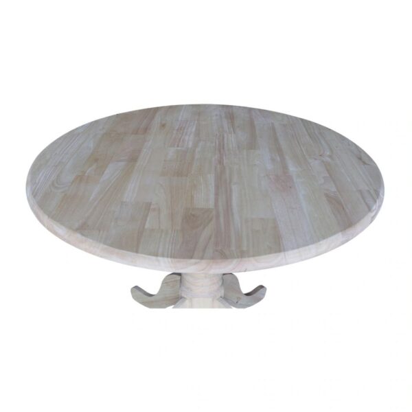 Willow Unfinished Round 36-inch Drop-leaf Dining Table