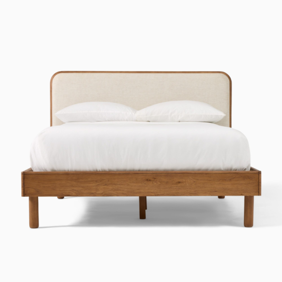 Param Wood & Upholstered Bed