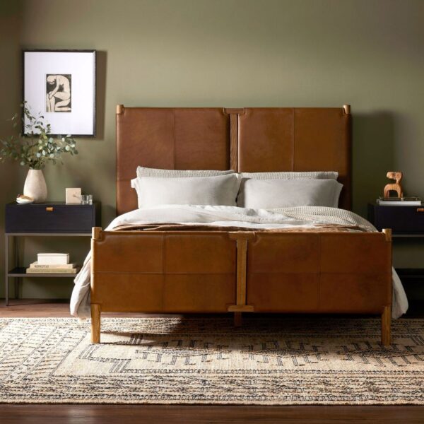 Atelier Leather Bed